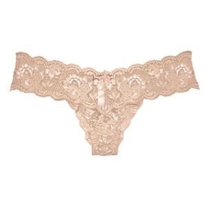 Cosabella NEVER SAY NEVER CUTIE LACE THONG Beige